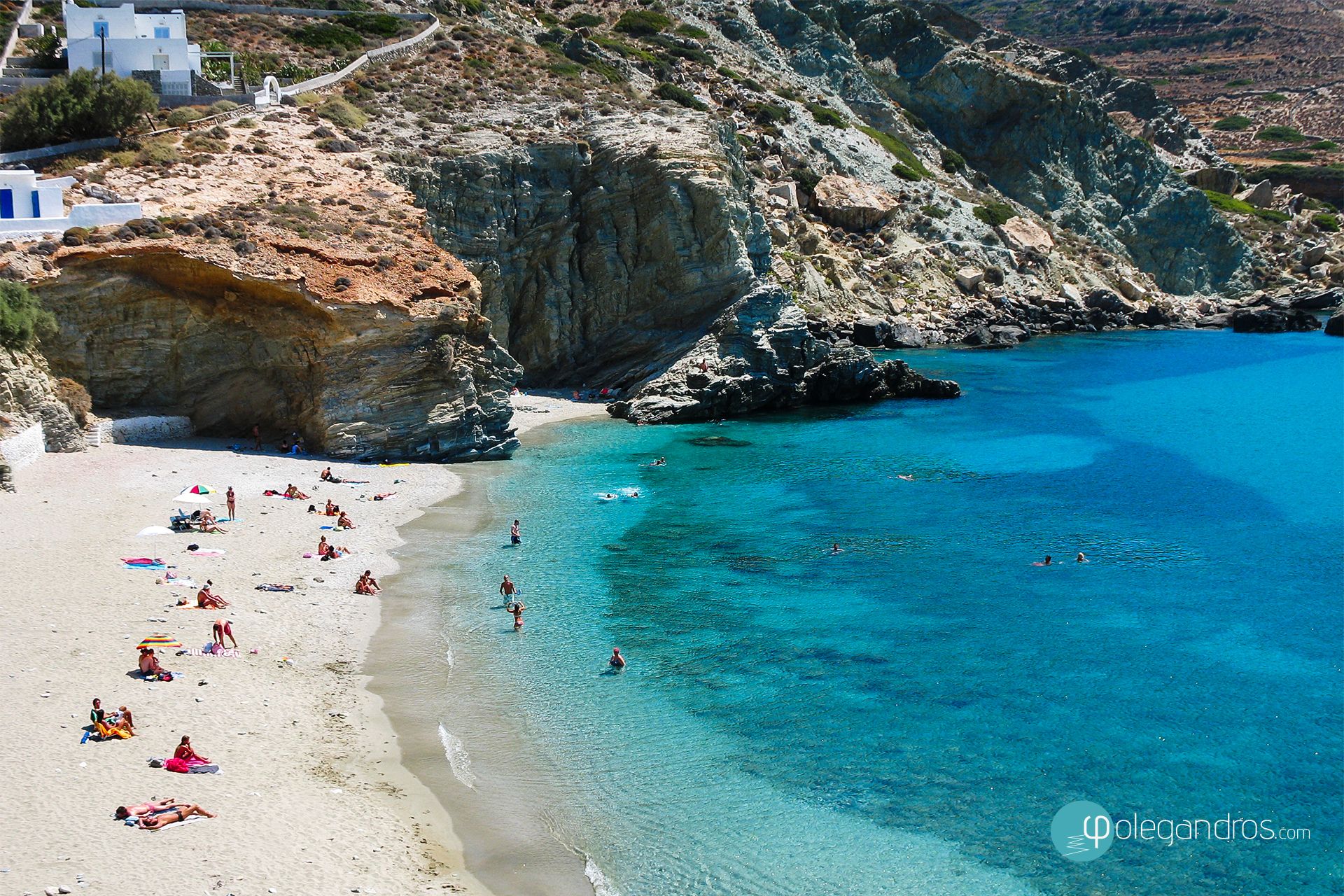 Agali beach, Folegandros